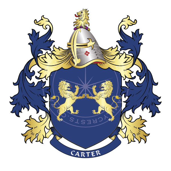 Buy Carter Coat of Arms Online • Family Crests South Africa